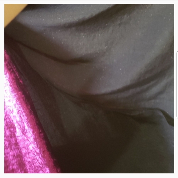 Ronni Nicole pink shiny maxi dress - Picture 4 of 8